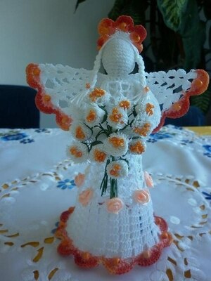 Novogodisnji Andjeli Heklanje Seme Christmas Decoration 64 